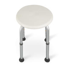 Taboret prysznicowy okrągły z systemem ułatwiającym montaż TGR-R KP-O 3432