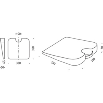 Anatomiczny klin do siedzenia K3